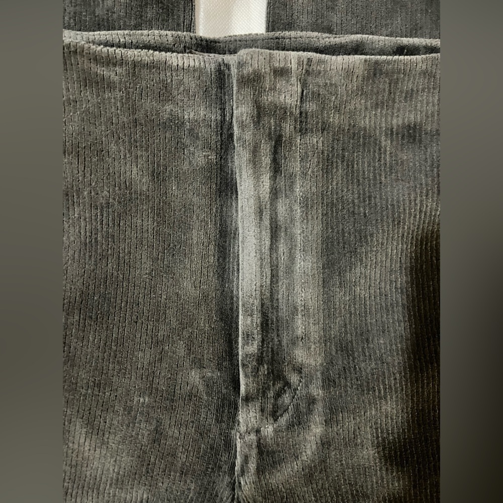 Mother jeans 27 gray corduroy​​​​​​ the high waisted seemless looker charcoal - Picture 6 of 12
